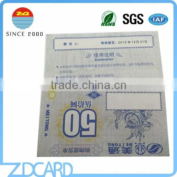 Nfc Paper Card 13.56mhz Paper RFID Ticket photo-6