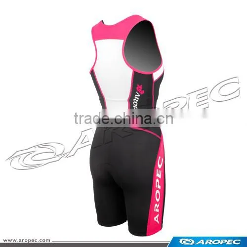 Panther Lady Triathlon Short John One Piece Lycra Running Suit photo-4