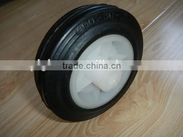 4 Inch Solid Rubber Wheel for Tool Carts photo-4