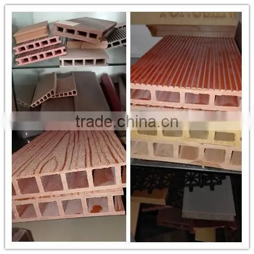Wood Plastic Decking Machine With Price / Wood Plastic Profile Extrusion High Quality photo-3