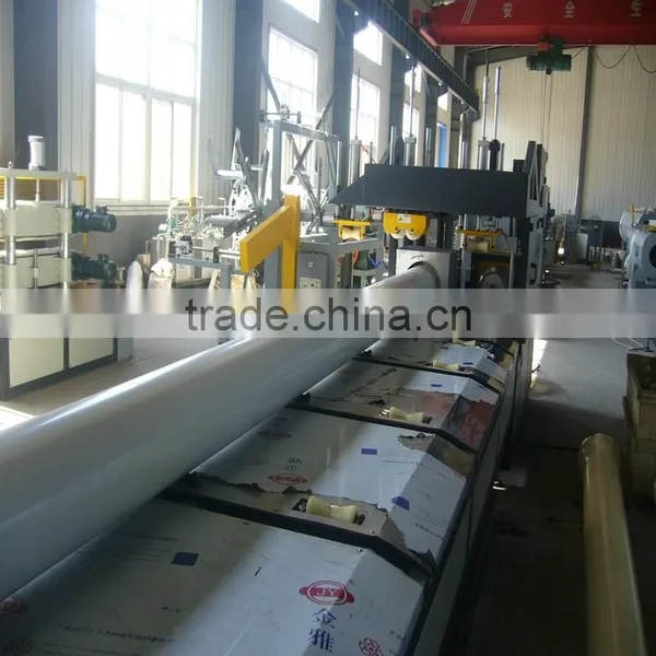Plastic PVC UPVC CPVC Solid Water Pipe Extrusion Machine Production Line photo-2