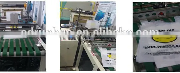 Plastic Bag Printing Machine Samll Plastic Bag Making Machine, Supermarket Shopping Bag Machine Line photo-5