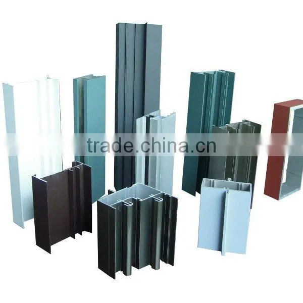 Powder Coating Aluminum Frame Construction /aluminum Extruded Profiles photo-3