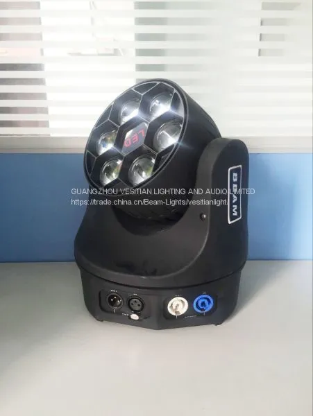 Sharp beam bee eye LED перемещающийся головой светильник 6x15w RGBW 4in1 прожекторный светильник для сцены с LED photo-4