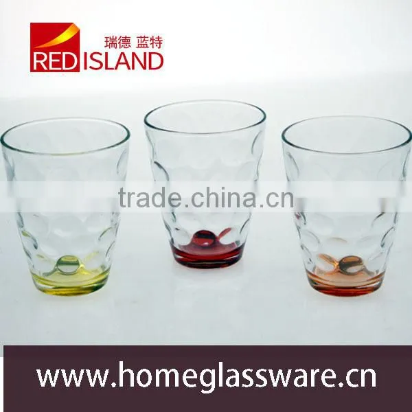 Glass Manufactory Supply Fashion Beer Shot Glass Cup Color Bottom photo-4
