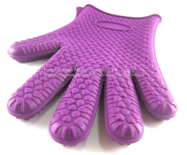 BBQ Baking Smoke Oven Glove Silicone Extra photo-5