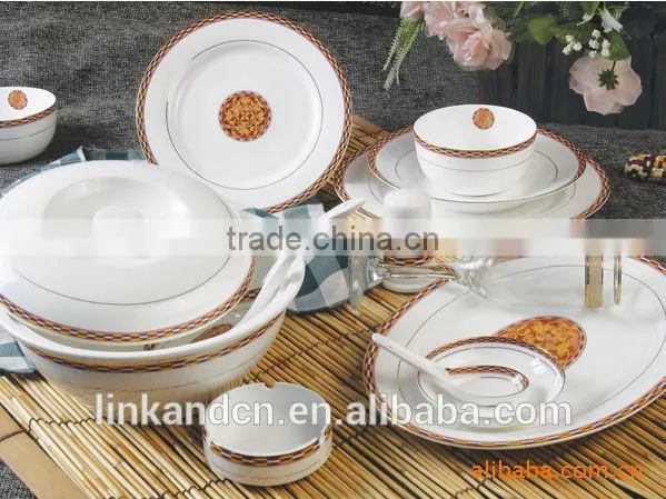 Haonai MU0120 customized dinnerware set, dinnerware set manufacture