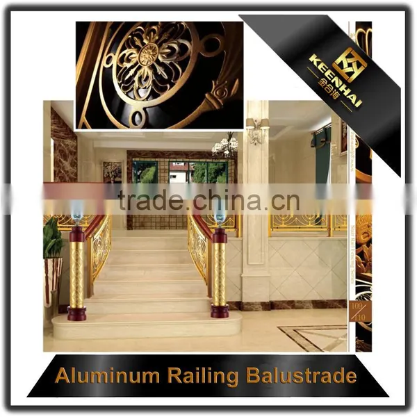 Interior Antique Bronze Handrails Aluminium Anodized Railing photo-6