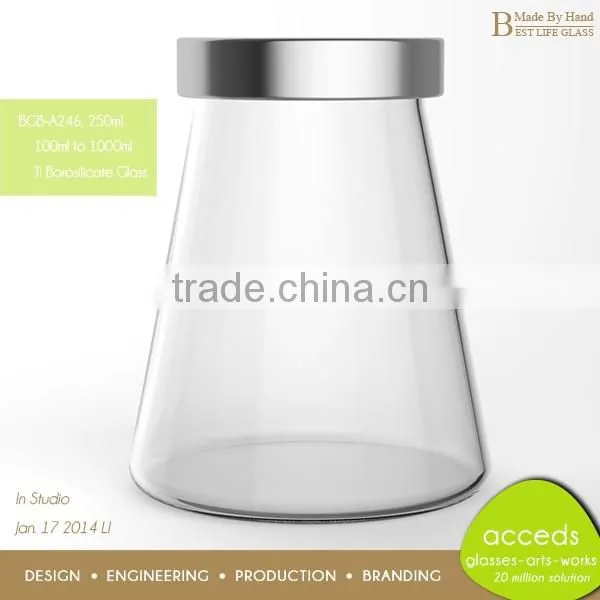 Candy Jar Factory Manufacture High Quality Glass Juice Jar photo-2