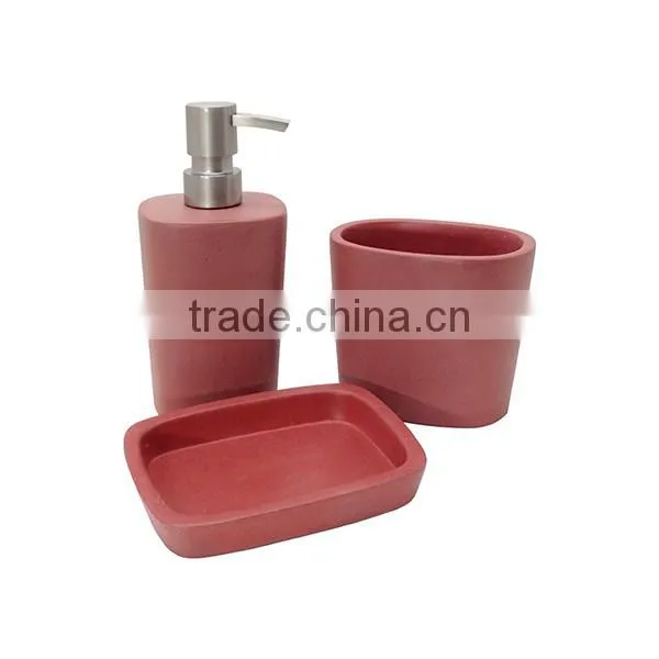 6pcs Bamboo Bathroom Set, Bathroom Accessories photo-2