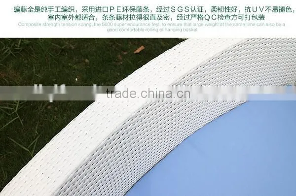 White PE Rattan Half Round Outdoor Sofa Set for Wedding Party Events LQ-A612 photo-3