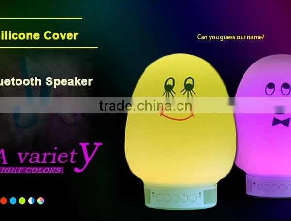 New Products Mini Speaker Sensor Day Night Light Switch Bluetooth Speaker With Led Light photo-2