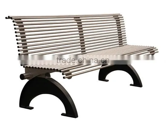 Cast Iron Street Leisure Long Bench With Back photo-4