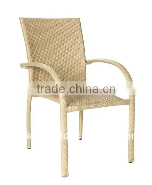 Aluminum Frame Rattan Coffee Set With Round Table photo-3