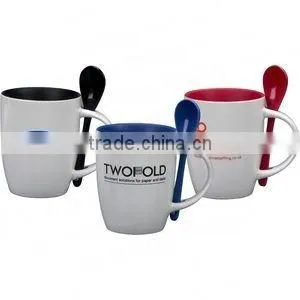 Wholesale Coffee Mug With Spoon,Ceramic Coffee Mug and Cup photo-2