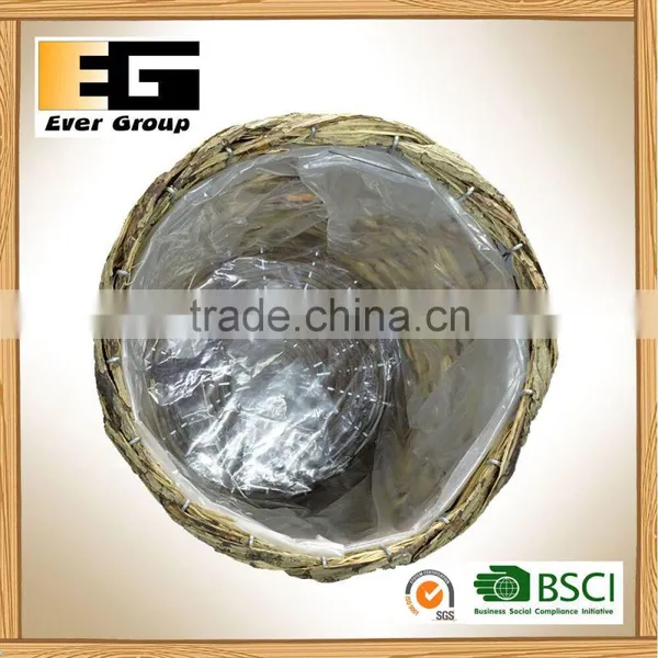 Natural Rattan Planter Flower Pot Sleeves Flower Baskets photo-4