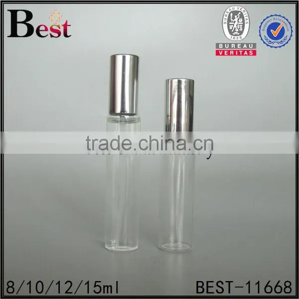 2017 New Products Perfume Bottle 10ml Clear Perfume Bottle 10ml Empty Round Shape Perfume Bottle 10ml With Silver Plastic Cap photo-4
