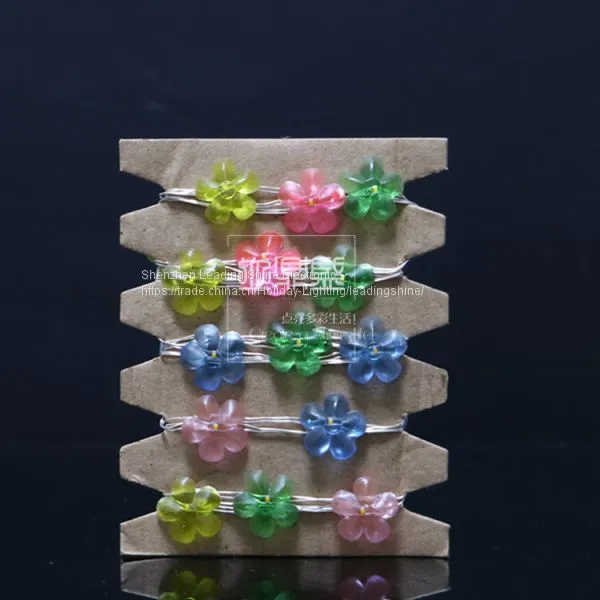 RGB-световая плумовая роза для декорации детской спальни photo-3