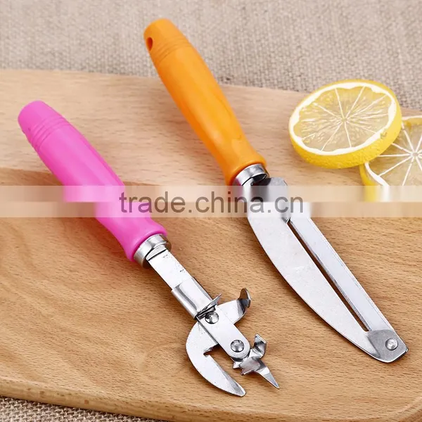 Fruit PP Handle Stainless Steel Blade Peeler and PP Handle Opener photo-3
