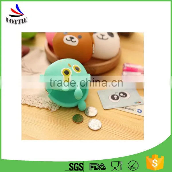 Lottie 3D Cartoon Animal CandyCheap Cute Birthday Gift Cartoon Animal Silicone Jelly Coin Purse Mini Wallet photo-6
