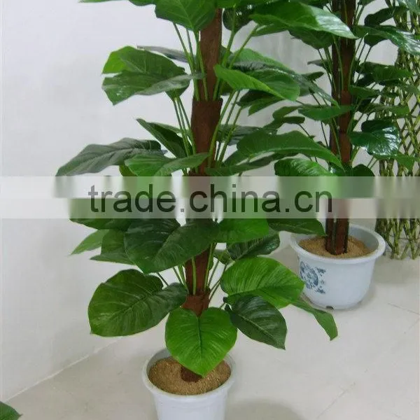 Wholesale Plastiac Potted Tree Indoor Decoration Artifiicial Green Tree Fake Indoor Green Tree for Sale photo-4