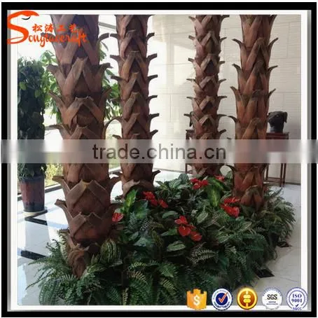 2015 Hot Sale Outdoor Large Fake Plastic Palm Tree Plants and Artificial Palm Tree Decorative photo-4
