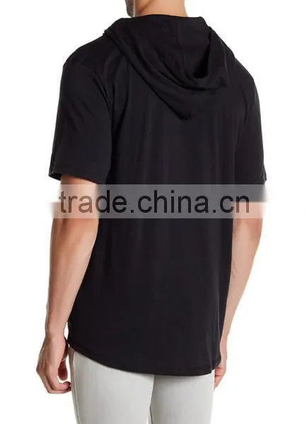 100% Polyester Wholesale Blank T-shirts Hooded Tee Shirts American Apparel T-shirts photo-3