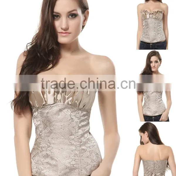 Free Shipping Sweet Princess Red Corset for Sweet Girl photo-3