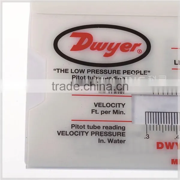 Kearing Brand OEM Plastic Slide Ruler,air Velocity Calcuator, Velocity Pressure in Water, Opaque Plastic Slide Ruler #KSL01 photo-4