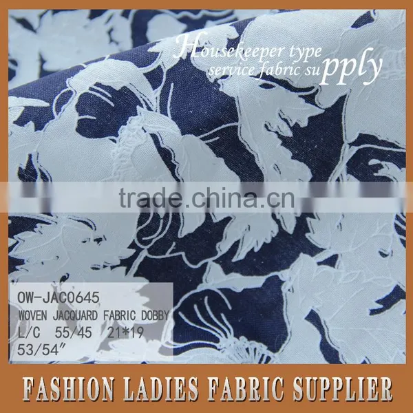 2016-17 ONWAY Textile New Sample Fabric Woven Jacquard Linens Fabric photo-3