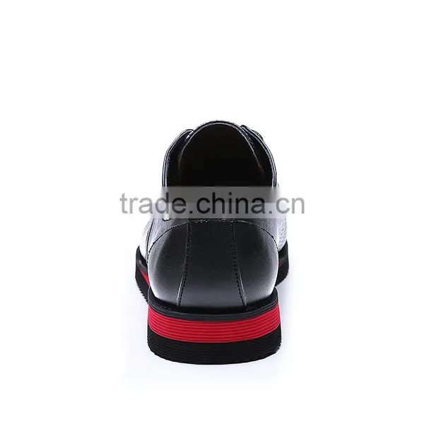 Best Quality Genuine Leather Casual Shoes Fashion for Men Brand China Factory, Top Grade Hot Sell Black Leather Shoes Casual photo-2