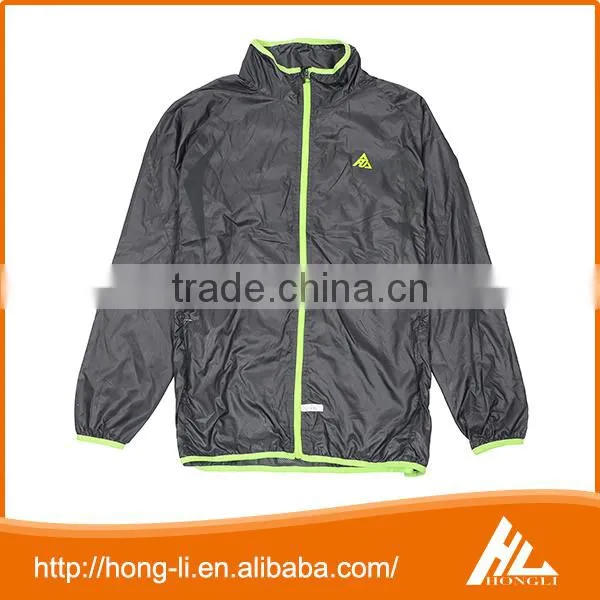 Men's Work Wear Casual Cheap Polyester Waterproof Running Windbreaker Jackets photo-5