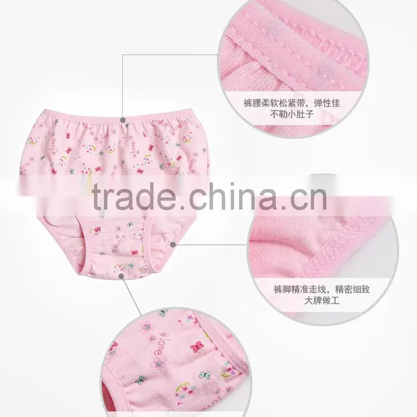2-10 Year Old Girl's Panties 100 Cotton Children Underwear photo-3