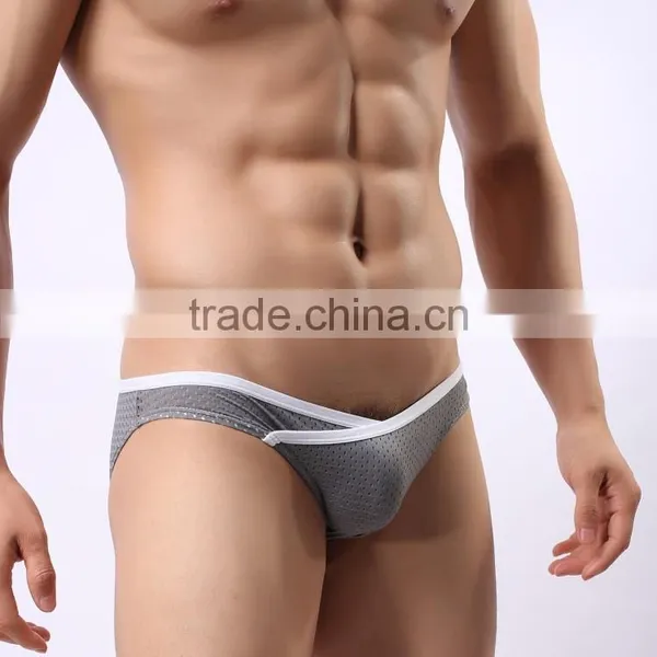 MGOO High Quality Mesh Transparent Brief For Man Sexy Gays Brief XXX Photo Thong MB002 photo-4