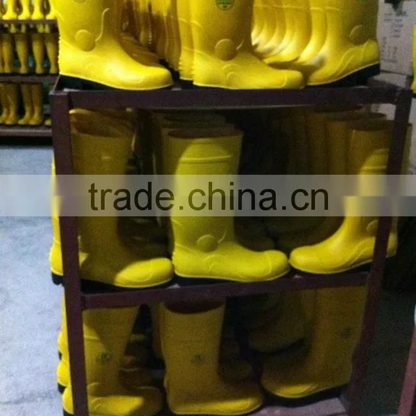 Yellow Heat Protection Steel Toe Work Boots For Chemical Industry photo-5