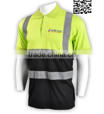 ANSI Class 3 EN471 Hi Vis High Visibility Reflective Safety Clothing Polo Shirt photo-5