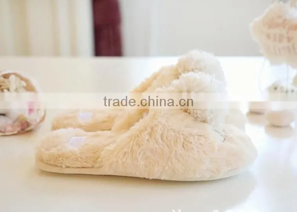 Soft And Light Women Imitation Fur Slippers/Women Plush Slippers/Winter Fake Fur Women Slippers photo-6