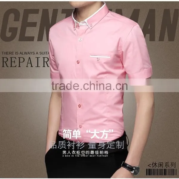 2015 Hot Sale Fashion Style Shirts Design for Men photo-5