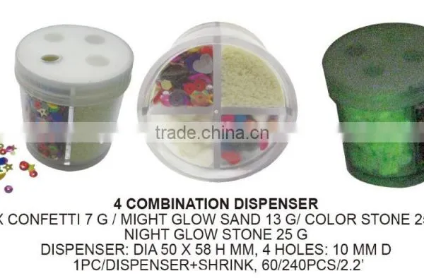 COLORFUL LASER SEQUIN W/ 4 HOLES DISPENSER photo-3
