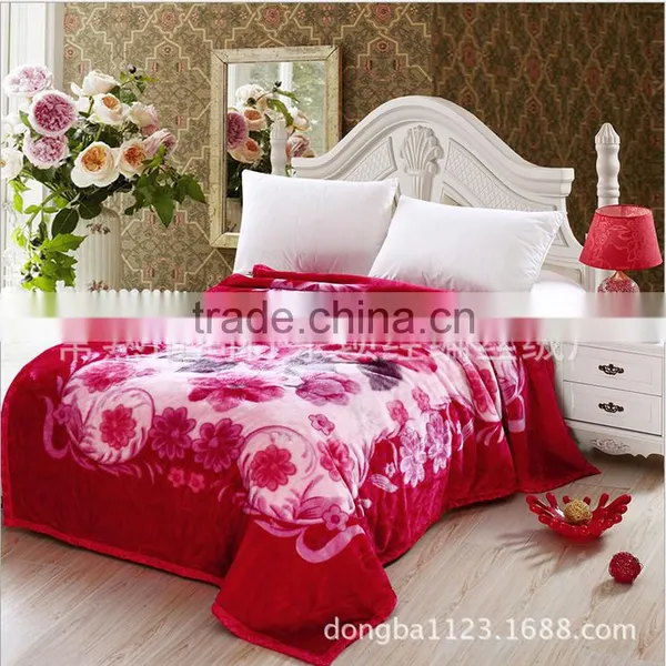 Stock Fall and Winter the New Thickening Raschel Blanket