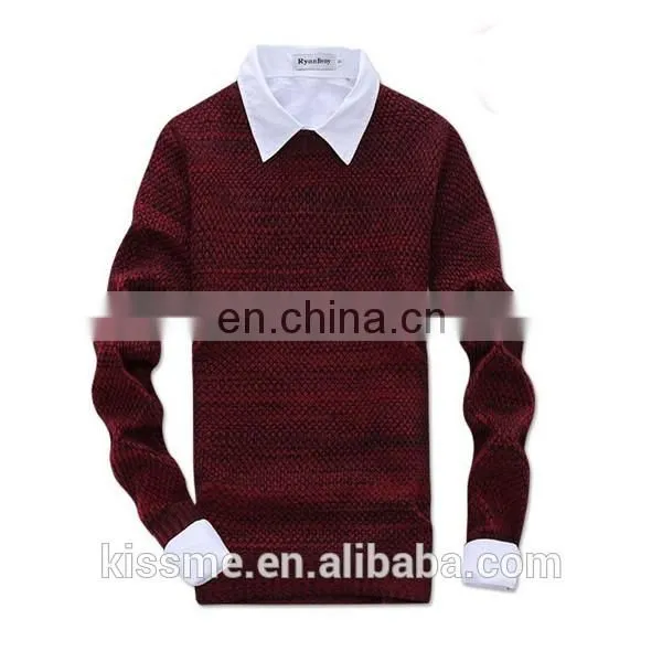 High Fashion Long Sleeve Knitwear in Men's Sweater photo-2