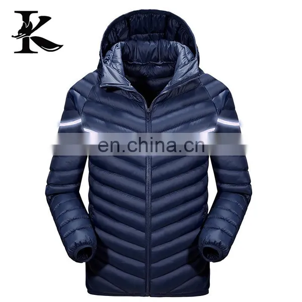 Fashion Men Black Coat Lightweight Windbreaker Padding Down Jackets photo-2