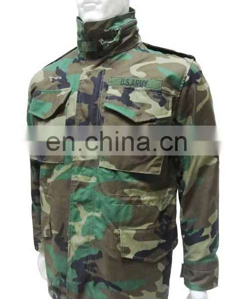 2017 Hot Selling Men American Camouflage Woodland Winter Men Jacket for Winter for Army photo-2