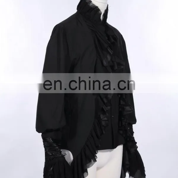 Gothic Victorian Men's Frilled Long Sleeve Shirt photo-2