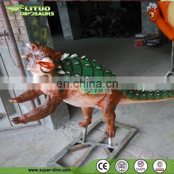 Playground Full Scale Fiberglass Dinosaur Ankylosaurus Model photo-3