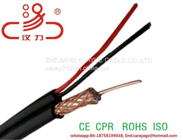 High Quality RG59 Coaxial Cable With DC Power Cable photo-2