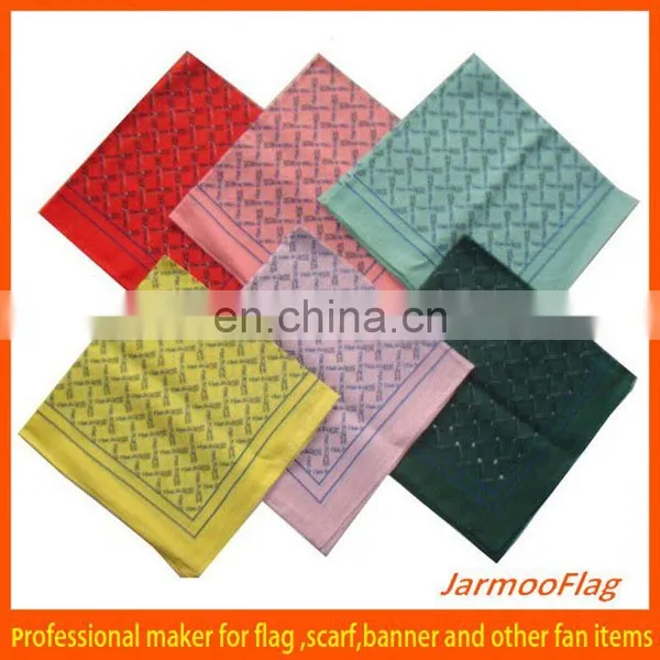 2015 polyester printed custom bandanas for cheap