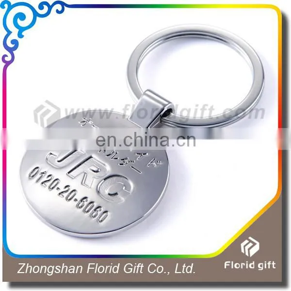 Stock Cheap Price Metal House Shape/round Keychain With Custom Logo photo-4
