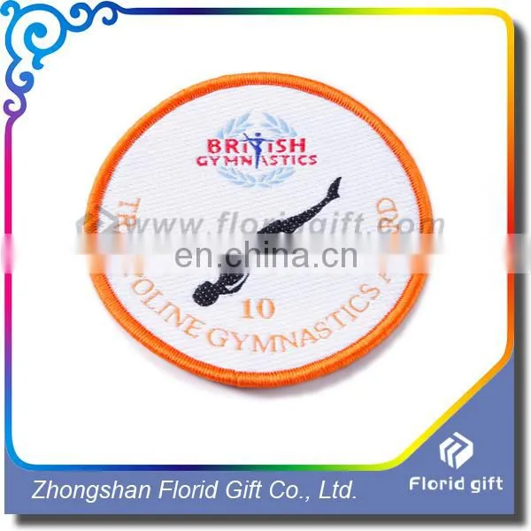Wholesale School Uniform Woven Badge Patch/Custom Garment Woven Patch Label photo-3