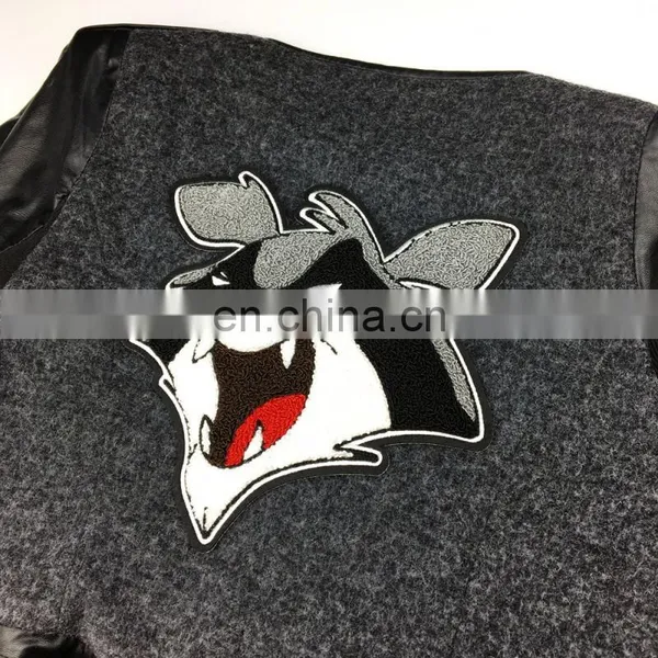 Custom 3D Number Letter Patches Felt Fabric Chenille Patches for Clothing photo-2